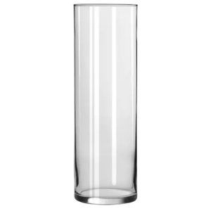 Cylindrical Glass Vase10.5"  - Set of 2